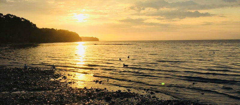 View of Penobscot Bay Sunset